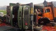 واژگونی کامیون باری در قزوین یک کشته برجای گذاشت 