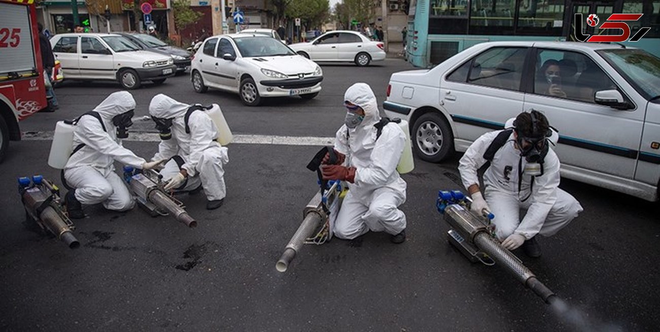 ضد عفونی خودروهای ورودی به شهر ملارد از ویروس کرونا
