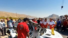 تصادف مرگبار در جاده سپیدان شیراز / 8 نفر کشته و مصدوم شدند!