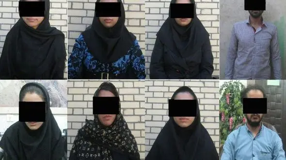 9مدلینگ کافه فساد زاهدان آزاد شدند+عکس