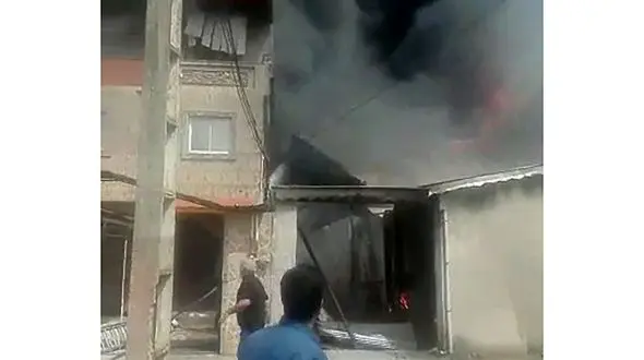 آتش سوزی هولناک در سنگر گیلان 