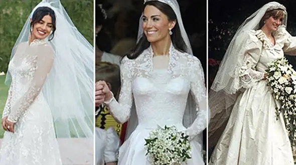 این ۸ حقیقت جالب  لباس عروس زنان مشهور دنیا را نمی دانستید + عکس ها