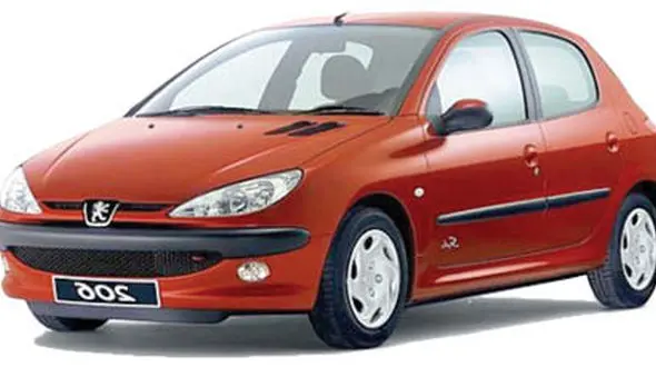 قیمت پژو 206 مدل 1400 اعلام شد + جدول