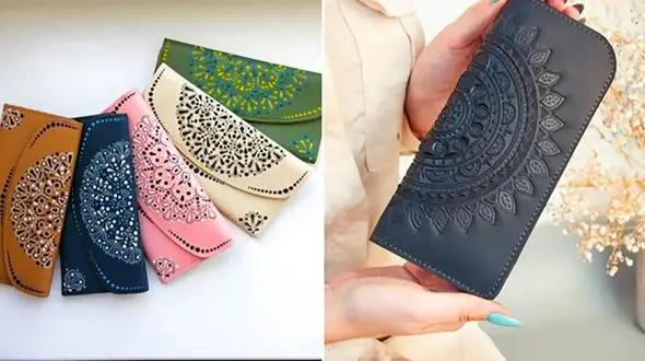 مدل‌ های خاص کیف پول چرمی زنانه دست دوز؛ تجمل و کیفیت در یک نگاه