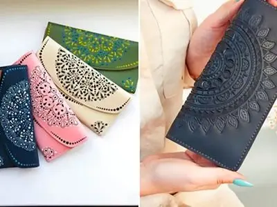 مدل‌ های خاص کیف پول چرمی زنانه دست دوز؛ تجمل و کیفیت در یک نگاه