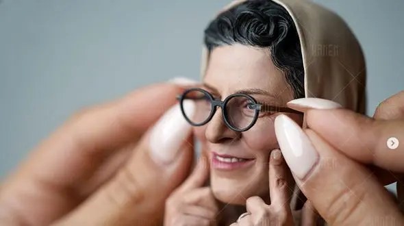 تندیس چهره سوسن پرور + عکس