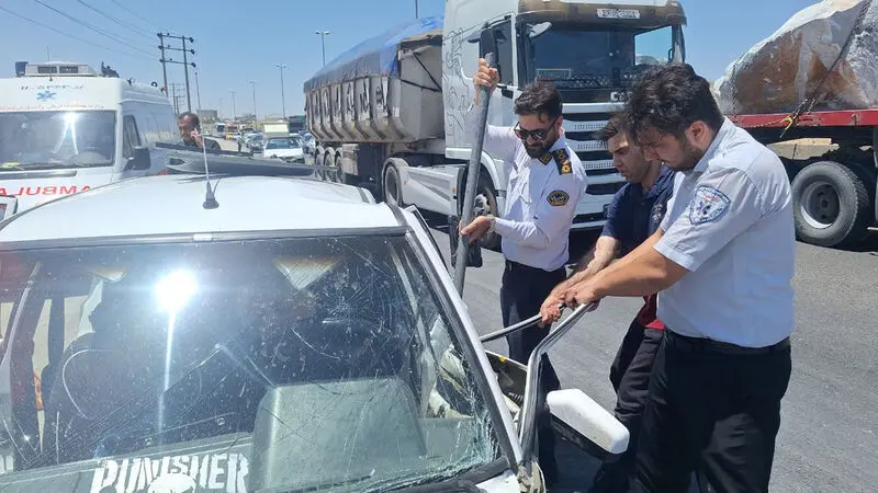 تصادف قم