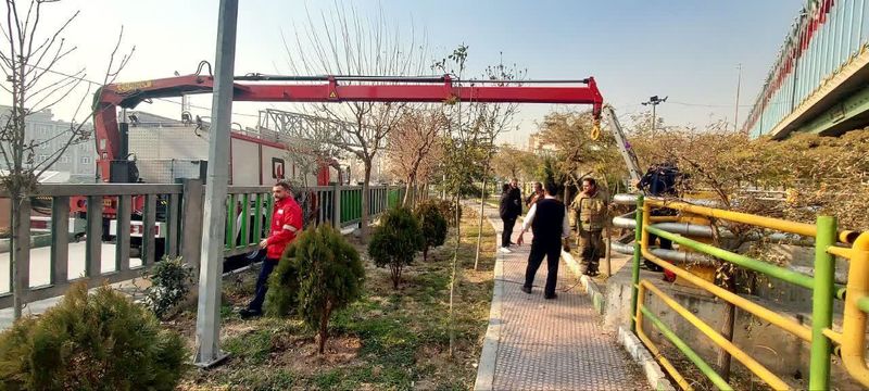 کشف جسد یک مرد ناشناس در نهر خیابان سبلان