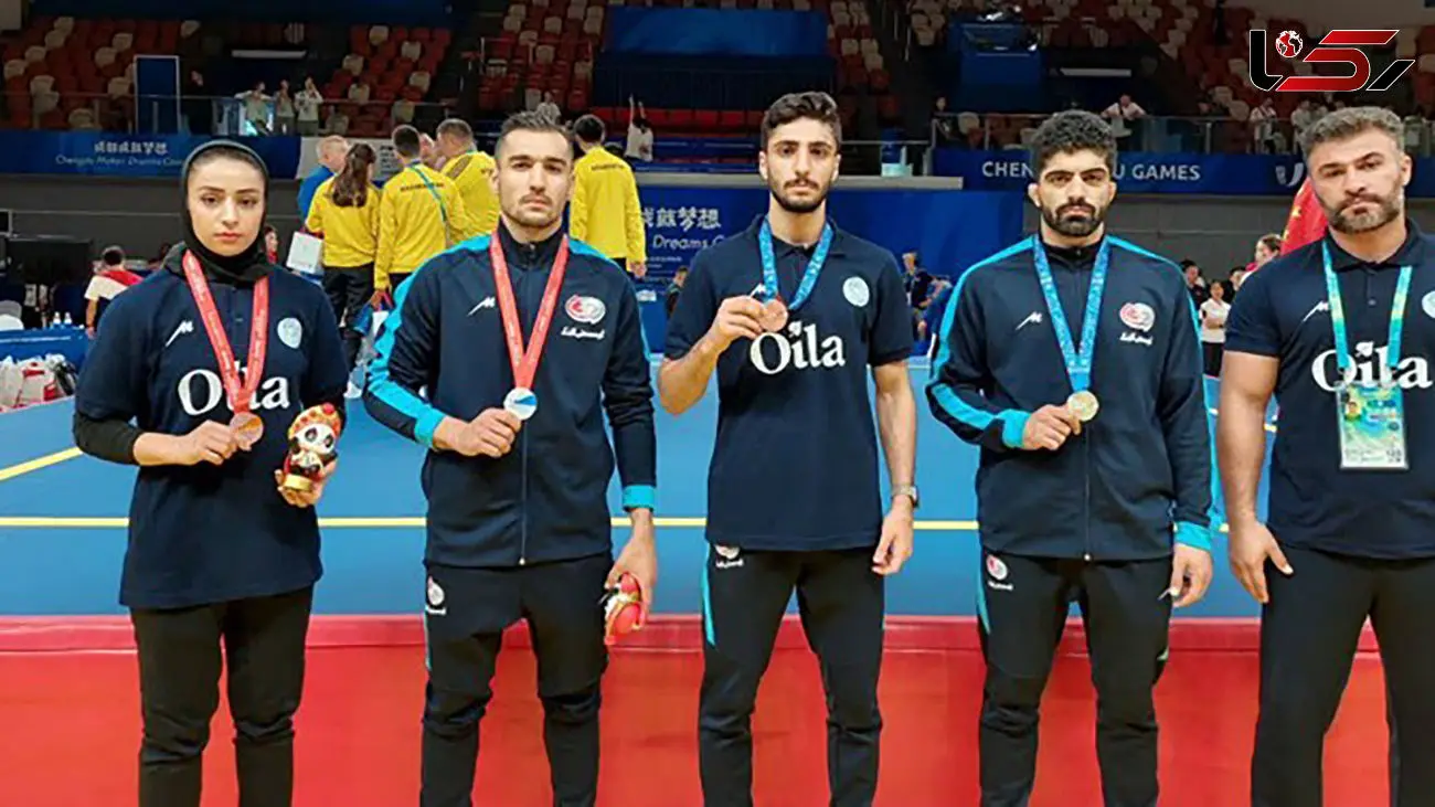 دو مدال نقره ووشوکاران ایران در یونیورسیاد با شکست از چین