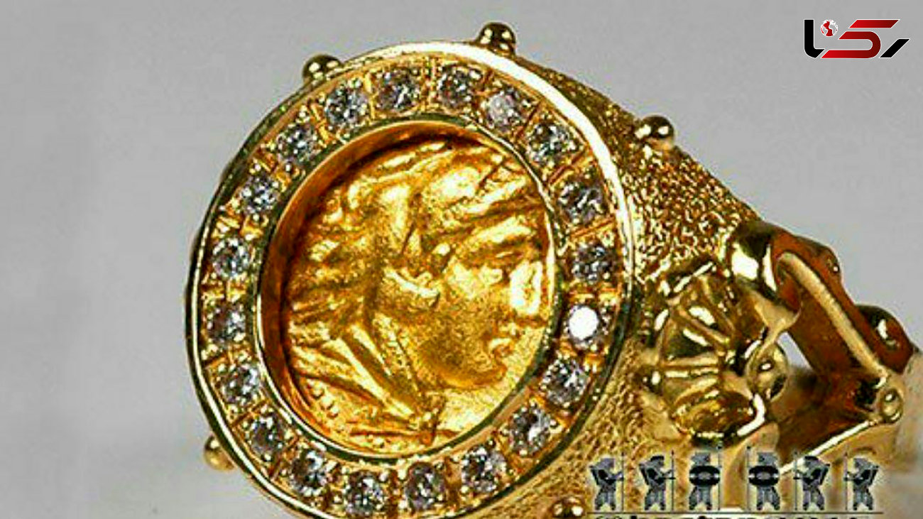 حلقه طلا با رنگ و بوی یونان قدیم + عکس