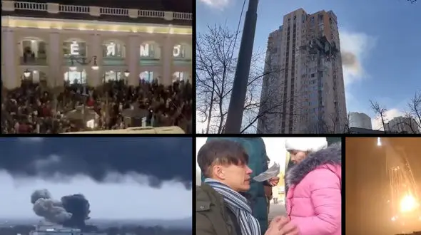 این 10 فیلم را ببینید / از اصابت موشک به یک مجتمع آپارتمانی تا حمله هوایی به پایگاه نظامی اوکراین 