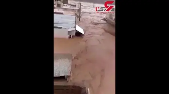 فیلم وحشتناک دیده نشده از لحظه ورود سیل به خانه های پلدختر