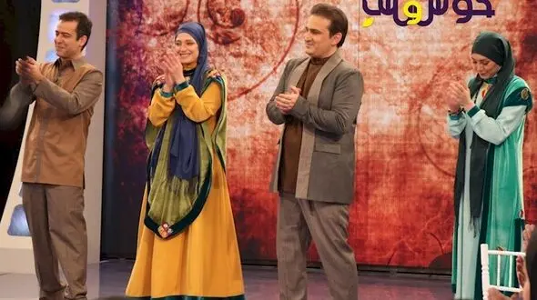 زوج همیشه خندان تلویزیون با خوش و بش آمدند