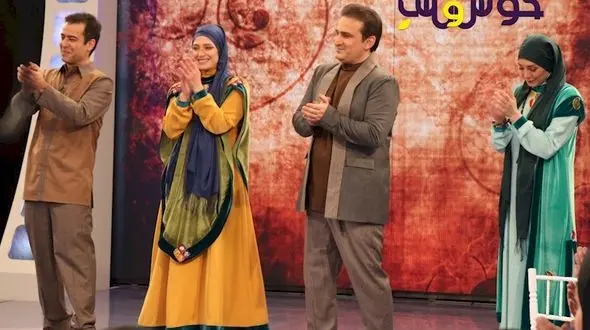 زوج همیشه خندان تلویزیون با خوش و بش آمدند