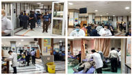خدمات رسانی بیمارستان ولیعصر اراک به ۲۵۰ حادثه دیده + عکس