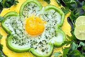 زیباترین و خاص ترین نیمرو را درست کن + فیلم و عکس