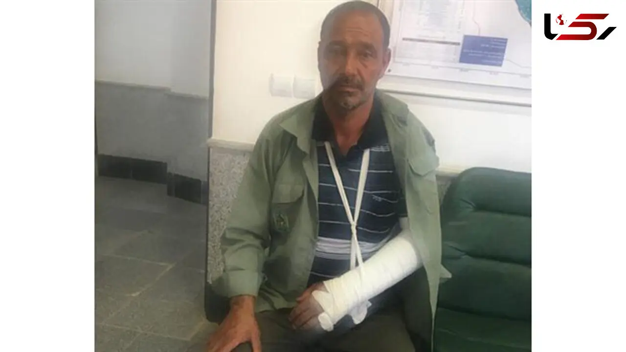 حمله خونین دامدار متخلف به جنگلبان آزاد شهری + عکس