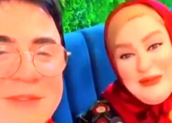 فیلم شب‌گردی احساسی عموپورنگ و نعیمه نظام‌دوست/ قربان صدقه رفتن نعیمه  برای دلتنگی وقتی عمو پورنگ !