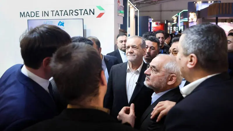 مسعود پزشکیان با حضوردر سومین نمایشگاه بین‌المللی تجارت با اوراسیا