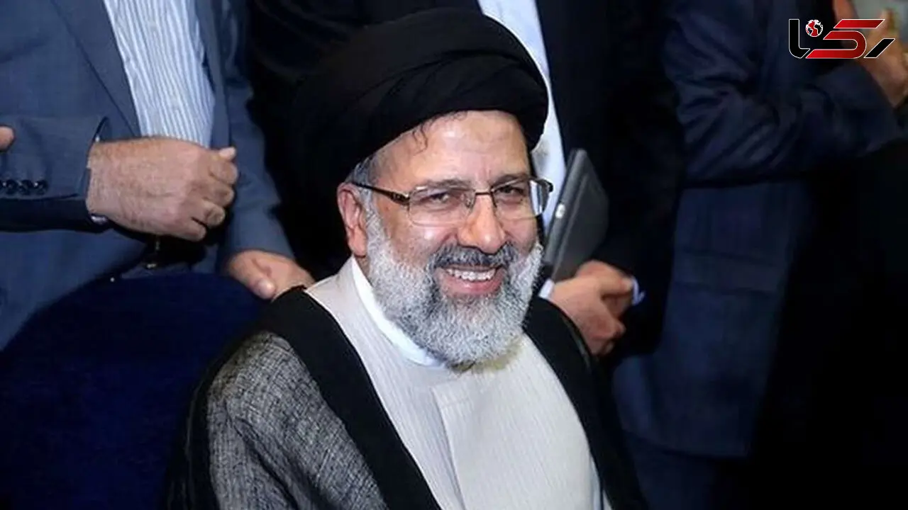 عکسی از سفره هفت سین در محل پیام نوروزی رئیسی
