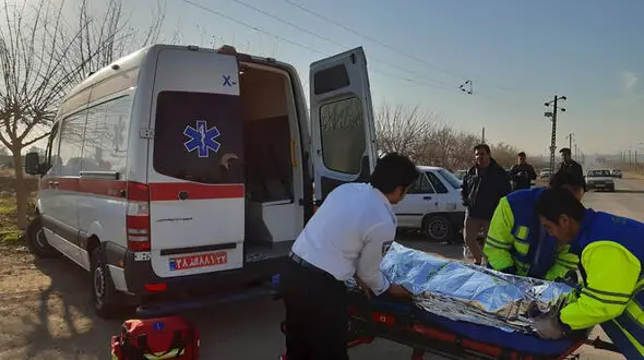 واژگونی پژو 206 با 5 زخمی در یزد
