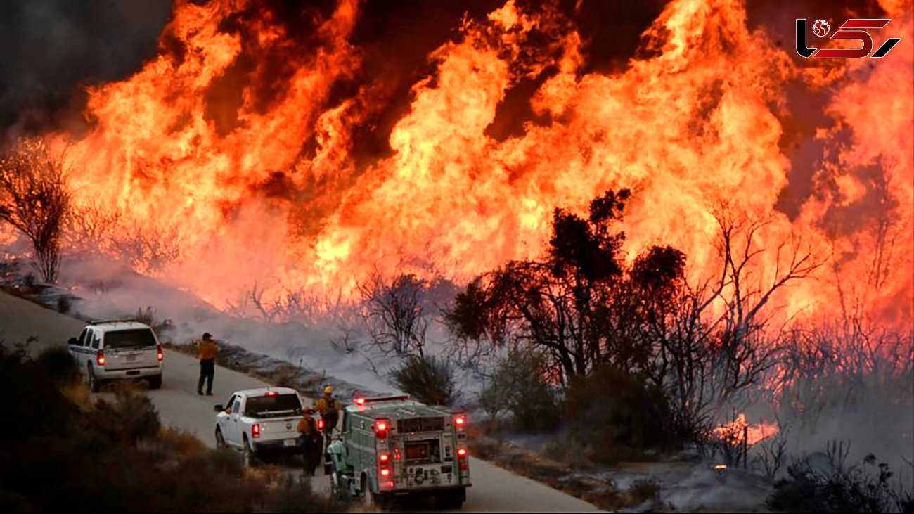  آتش سوزی وسیع در کالیفرنیا و دستور تخلیه خانه‌ها