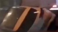 سقوط خودروی شاسی بلند در حفاری اداره آب/ در اهواز  رخ داد+ فیلم 