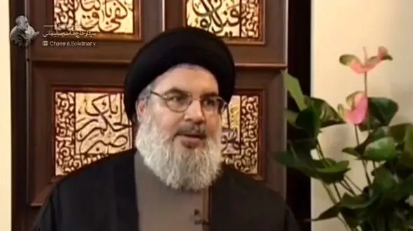 توصیف مقتدرانه سید حسن نصرالله از حاج قاسم سلیمانی+فیلم