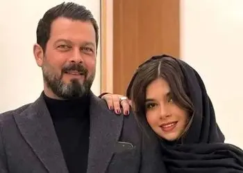 عکس ها / عمه و عموی چشم رنگی نفس بازغی با شباهتی باورنکردنی به همدیگر / خانوادگی جذاب و خوشتیپن