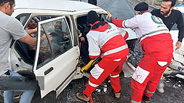 تصادف خونین در جاده بروجرد