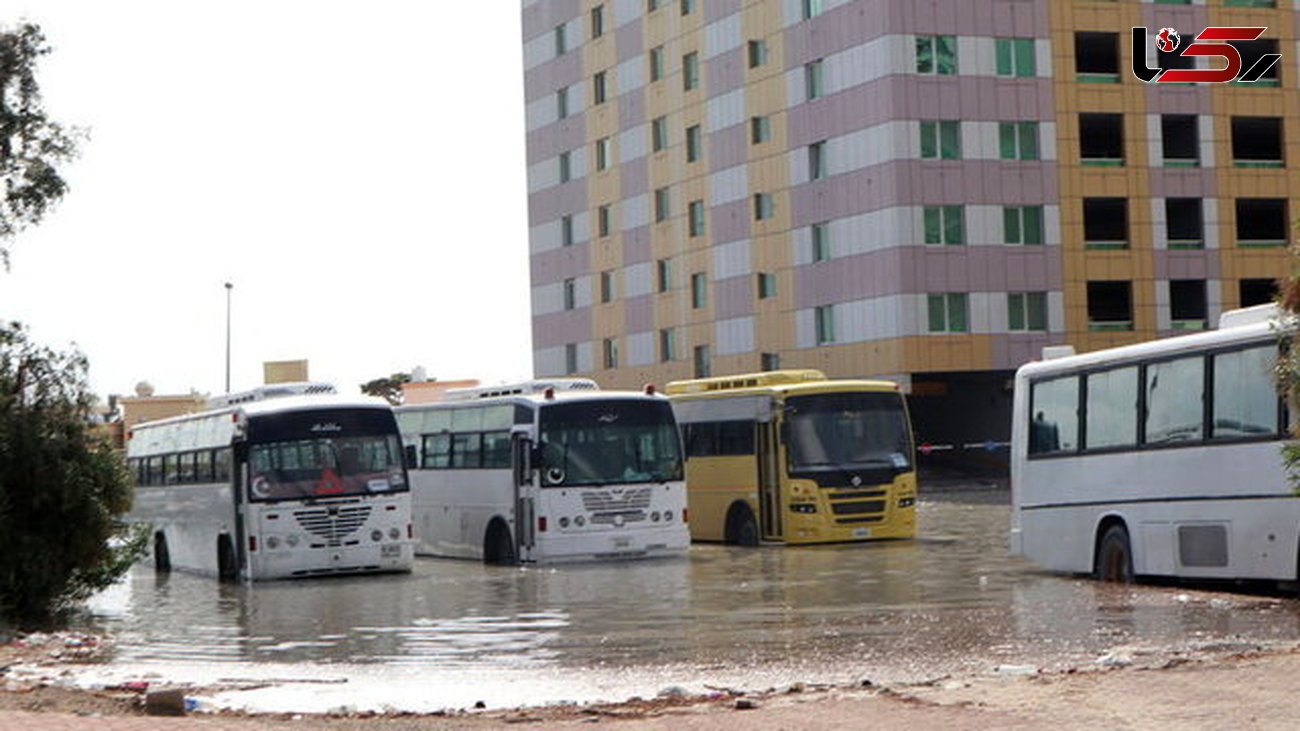 بارش شدید باران مدارس امارات را تعطیل کرد