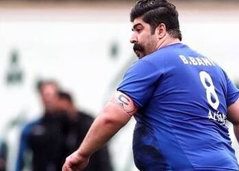 شادی گُل خنده دار بهنام بانی بعد زدن گل به پرسپولیس در دربی هنرمندان/ هیچکس باورش نمیشد ولی...