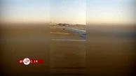 فیلم فرود هواپیمای پرواز تهران - کیش پس از نقص فنی در آسمان / خوشحالی مسافران