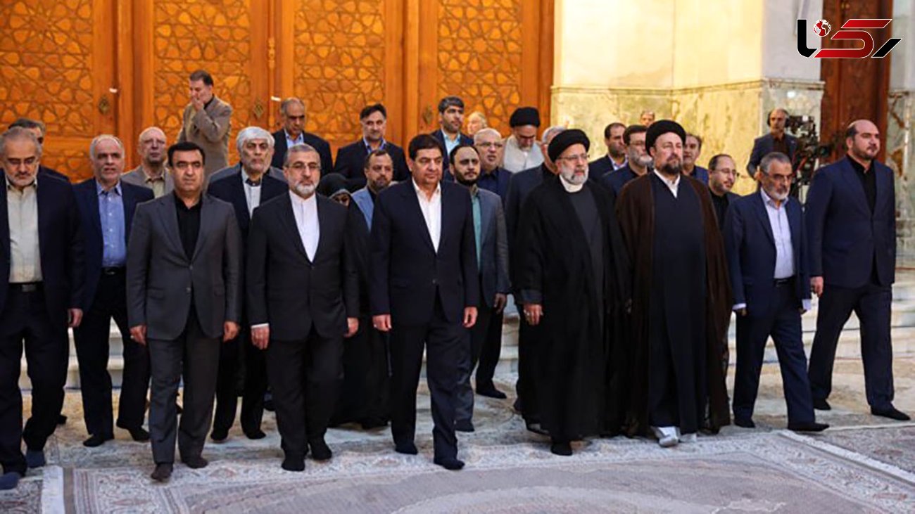 تجدید میثاق رئیس‌جمهور و هیات دولت با آرمان‌های امام خمینی (ره)