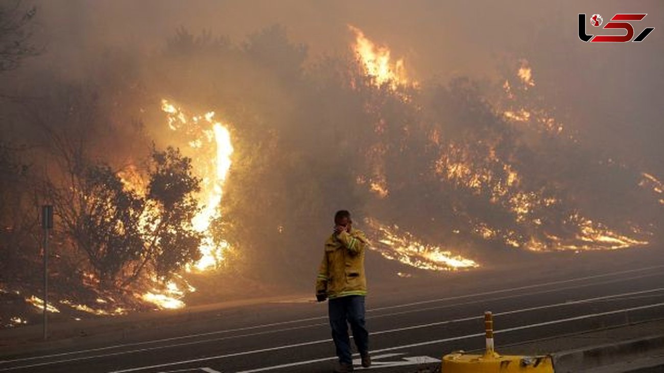 آتش سوزی های گسترده در کالیفرنیا دست‌ کم 10 کشته و 100 ز خمی داد   + عکس 