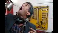 فیلم حیرت آور مرد ایرانی که  عاشق خوردن نفت و روغن ماشین است !