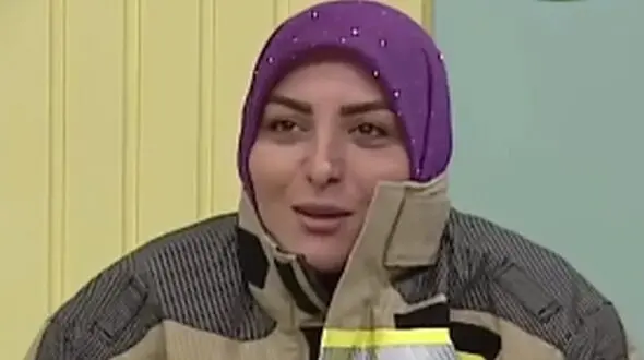 فیلم / المیرا شریفی‌مقدم لباس آتش‌نشان‌ها را پوشید