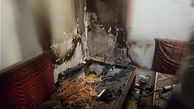 ذغال روشن قهوه خانه را به آتش کشید + عکس