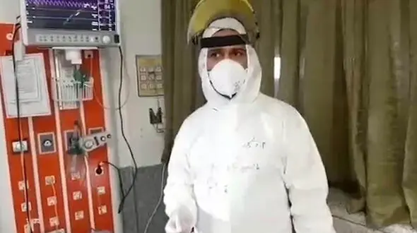 این پرستار مرد 2 ماه است دخترش را ندیده / او شاخ غول کرونا را شکست + عکس و فیلم
