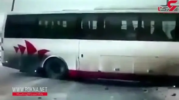 فیلم تصادف شدید به خاطر ایستادن دختر 15 ساله کنار اتوبان