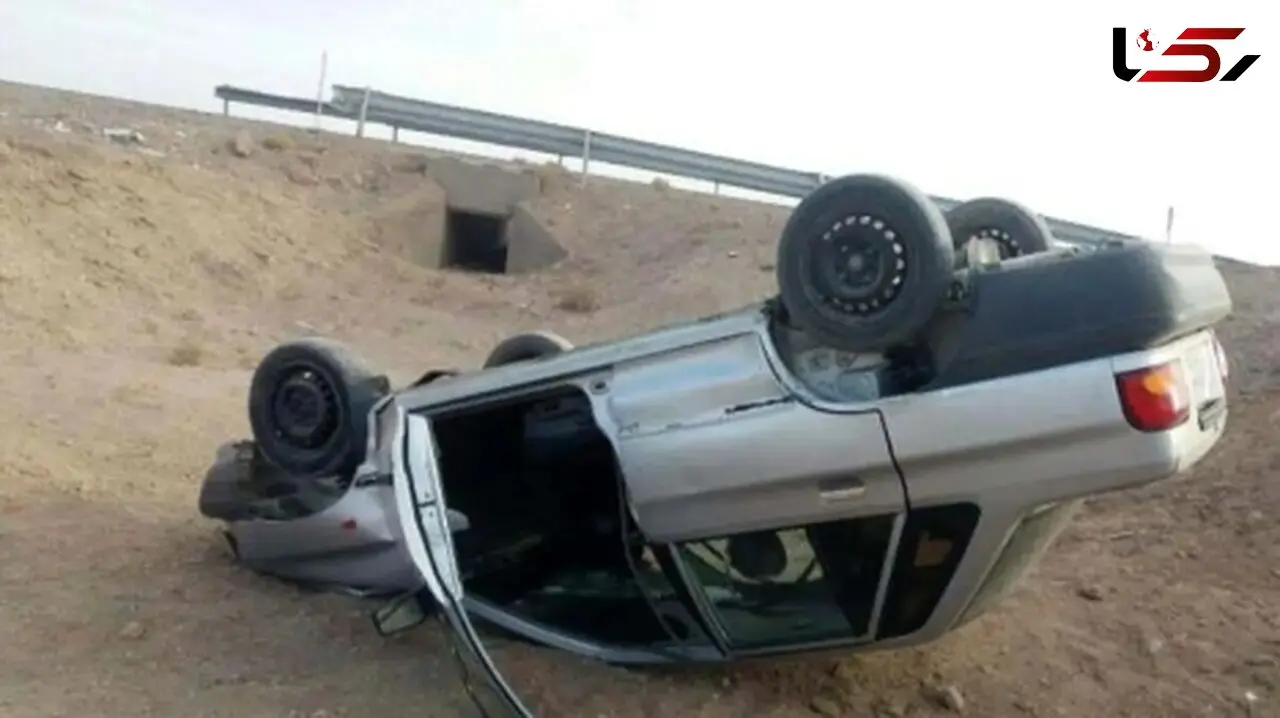 ۲ واژگونی خودرو در سمنان ۱۰ مصدوم داشت