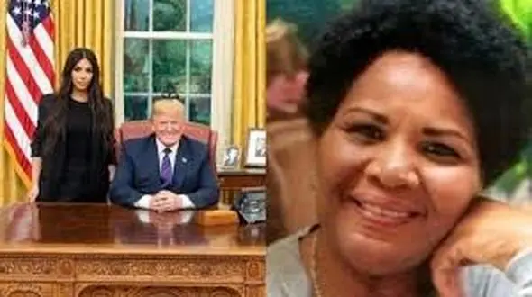 ترامپ به درخواست کیم کارداشیان مادربزرگ 63 ساله را عفو کرد+عکس