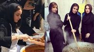 فیلم و عکس   بازیگران زن و مرد ایرانی در محرم 1402! / همه در حال نذری دادن !
