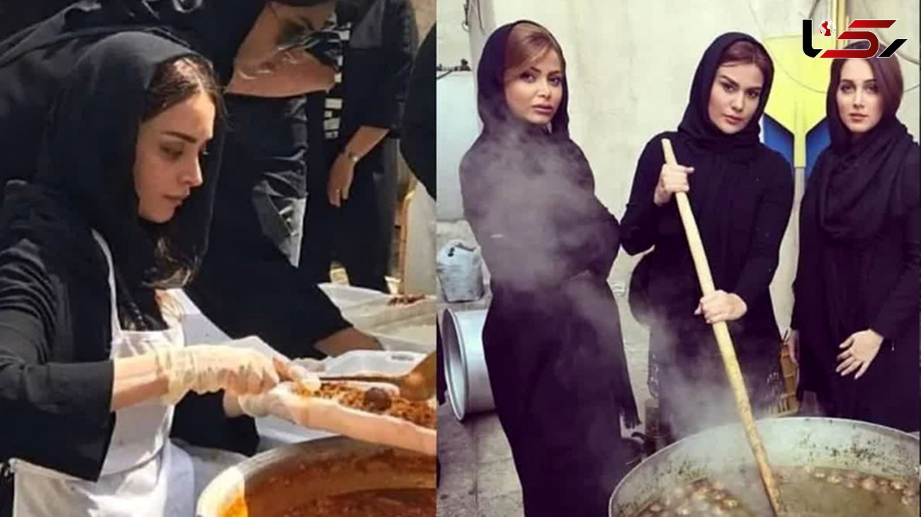 فیلم و عکس   بازیگران زن و مرد ایرانی در محرم 1402! / همه در حال نذری دادن !