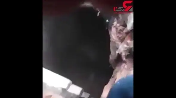 نجات نوزادی که زنده به گور شده بود + فیلم