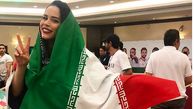 ملیکا شریفی نیا پرچم پوش شد +عکس