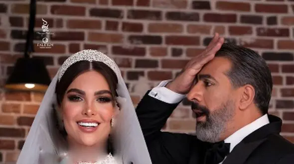 فیلم  عاشقانه های رمانتیک  محمد نادری و همسرش بین هزاران نفر فردای شب عروسی/ عاشق شدن تو 47 سالگی  عواقبش همینه دیگه !