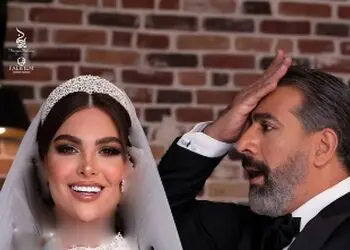 فیلم  عاشقانه های رمانتیک  محمد نادری و همسرش بین هزاران نفر فردای شب عروسی/ عاشق شدن تو 47 سالگی  عواقبش همینه دیگه !