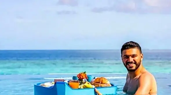 عکس/ تفریح پر سر و صدای شایان مصلح این بار در دبی!