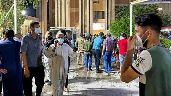 مرگ دردناک 27 بیمار کرونایی در یک بیمارستان بغداد